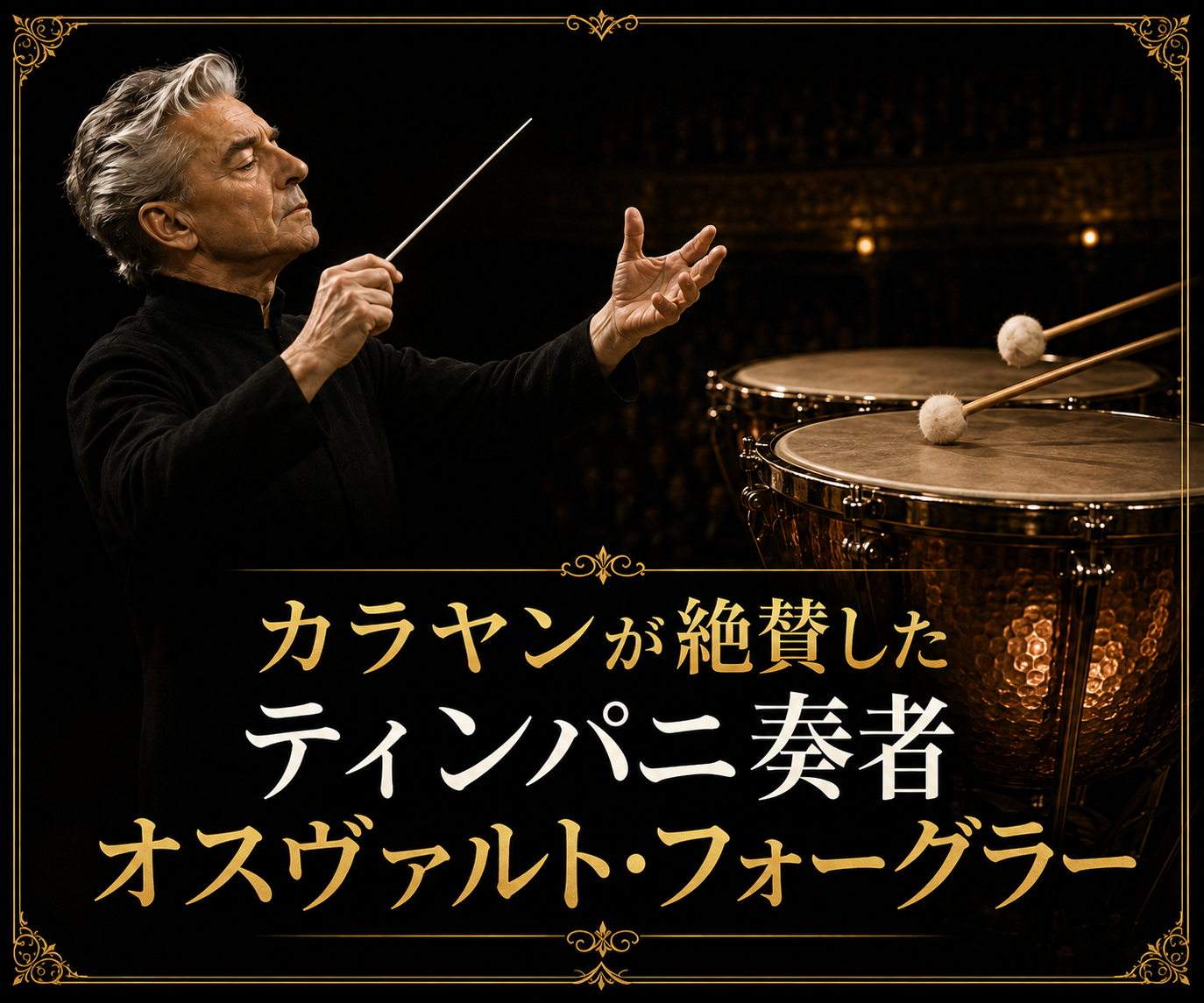 カラヤンが絶賛したティンパニ奏者　オスヴァルト・フォーグラー