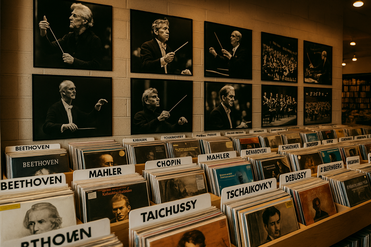 クラシック売り場とカラヤンのレコード